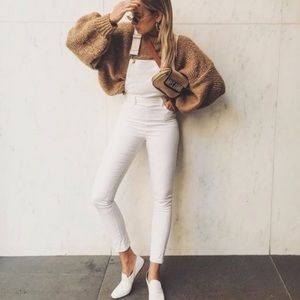 We Wore What High Rise Skinny Overall, M